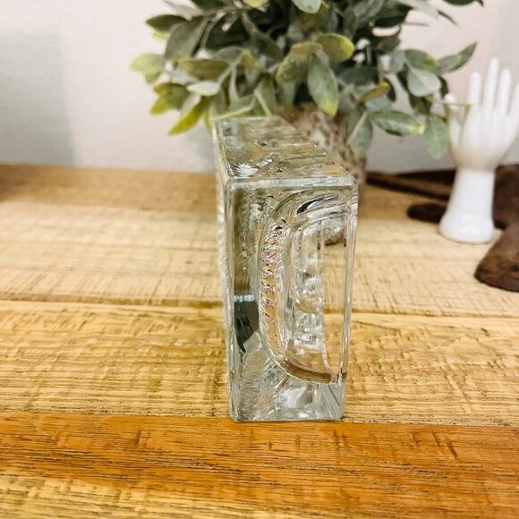 Antique Manganese depression glass triple ink well - Picture 7 of 12